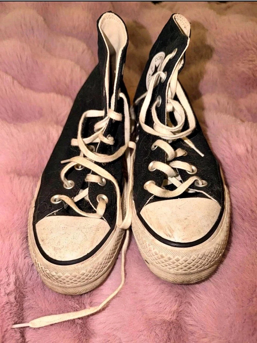 Converse Chuck Taylor All Star High Top Sneakers in Black & White
